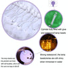 LED Halloween Decoration Luminous Cloth Ghost Ornament String Light 6m 40 Lights(Warm White)