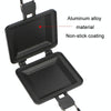 COOL CAMP CF-807 Outdoor Camping Folding Portable Sandwich Nonstick Grill Pan Toast Double Sided Skillet(Black)