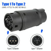 SAE J1772 New Energy Vehicle Charging Gun Type 1 to Type 2 Adapter