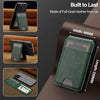 LC.IMEEKE 3-Cards MagSafe RFID Leather Card Bag(Green)