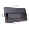 Multi-functional Car Sunshade Sunglasses ID Ticket Storage Bag Car Sun Visor Eyeglasses Case(Grey)