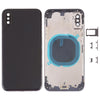 iPhone XS Back Cover Replacement Black - Incl. Camera Lens & SIM Tray