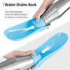 Portable Dog Water Bottle 750ml, Foldable, Leakproof, Light Blue