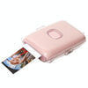 For FUJIFILM Instax mini Link 2 Crystal Hard Case Camera Bag with Shoulder Strap (Transparent)