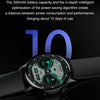Ochstin 5HK8 Pro 1.36 inch Round Screen Blood Oxygen Blood Pressure Monitoring Bluetooth Smart Watch, Strap:Steel(Gold)