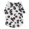 Dog Beach Shirt, White, XL (7-7.5kg) - Summer Pet Clothes