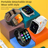 UNIWA X1S 1.9 inch IP67 Waterproof 4G Android 8.1 Dual Cameras Smart Watch Support Temperature Measurement, Specification:2G+16G(White)