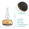 Wood Essential Oil Diffuser Aromatherapy Machine Automatic Alcohol Sprayer, Plug Specification:US Plug(Light Brown)