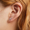 S925 Sterling Silver Mini Swallow Ear Stud Women Earrings