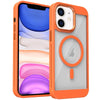 For iPhone 11 Honeycomb Cooling MagSafe Phone Case(Orange)