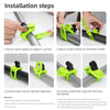TELESIN Action Camera Mount Silicone Adjustable Mini Flexible Bracket For GoPro HERO / Insta360 / DJI Action Camera(Green)