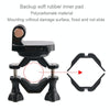 GP433 Bicycle Motorcycle Handlebar Mount for GoPro, Insta360, DJI and Other Action Cameras(Black)