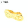 3 Pairs 6/7/8 Speed (Gold) ZH405 Mountain Road Bicycle Chain Magic Buckle Chain Quick Release Buckle