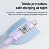 Baseus Gem Transparent 2.4A USB to 8 Pin Fast Charging Data Cable, Length:2m(Purple)
