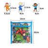 Storytelling Puppet Stickers English Enlightenment Early Education Picture Book Teaching Kids(Red)