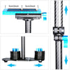 YELANGU 38.5-61cm Carbon Fiber Handheld Stabilizer for DSLR & DV Digital Video & Cameras, Capacity Range 0.5-3kg(Blue)