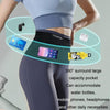 COOLFCA Outdoor Fitness Sports Non-slip Breathable Mobile Phone Fanny Pack, Size: 14x32.5cm(Gray)