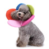 Pet Protection Collar Dog Flower Protection Collar, Specification: S(Rainbow)