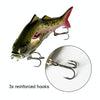 23g/11.5cm Long Casting Slow Sinking Spinning Multi-section Sea Fishing Freshwater Lures(06)