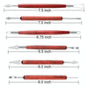 6 PCS/Set Double-head Radium Silk Knife Ceramic Clay Carving Tool
