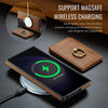 For Samsung Galaxy S23 Ultra 5G DG.MING K1 MagSafe Detachable Wallet RFID Back Cover Phone Case(Brown)
