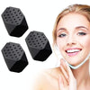 3PCS 7th Generation Masseter Ball Mandibular Trainer Facial Muscle Trainer Silicone Face-Lifting Device(Black)