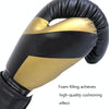 NW-036 Boxing Gloves Adult Professional Training Gloves Fighting Gloves Muay Thai Fighting Gloves, Size: 10oz(Black)
