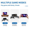 POWKIDDY X39 Pro 4.5 Inch Retro Handheld Game Console  ATM7051 Quad-Core Support HD TV Out 32G(Black Transparent)