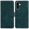 For Samsung Galaxy A36 5G / A56 5G Skin Feel Pure Color Flip Leather Phone Case(Green)