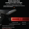 ESLNF Bicycle Tail Light Mountain Bike Smart Brake Sensor Auto Switch Waterproof Warning Lamp(Cushion Mount)