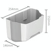 Foldable Car Bin Dual-Use Dustbin Organizer For Home And Car(Light Blue)
