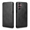 For Samsung Galaxy A15 5G / 4G Magnetic Vertical Flip Leather Phone Case(Black)