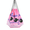 Beach Fitness Swimming Drawstring Waterproof Bag(Pink Fish)