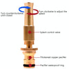 3 PCS Car Wash High Pressure Copper Straight Sprinkler House Garden Wishing Ground Sprinkler, Specification: Pacifier