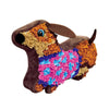 DIY Plush Pillow Toy Three-Dimensional Handmade Doll Material Package(Sausage Dog)