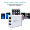SDC-30W 2 in 1 USB to 8 Pin Data Cable + 30W QC 3.0 USB + 2.4A Dual USB 2.0 Ports Mobile Phone Tablet PC Universal Quick Charger Travel Charger Set,  US Plug