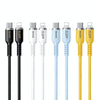 WK WDC-10 PD 20W USB-C/Type-C to 8 Pin Silicone Data Cable, Length: 1.2m(Yellow)