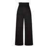 Women Suit Trousers Casual Versatile Wide Leg Trousers Temperament Commuter Pants, Size: S(Tibetan Blue)