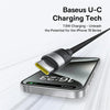 Baseus Star Speed 1.5m PD100W 3 in 1 Fast Charging Cable(Black)