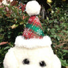 Pet Christmas Hat & Bow Tie Set - Dog/Cat Holiday Accessory