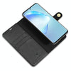 For Galaxy S20 DG.MING Crazy Horse Texture Flip Detachable Magnetic Leather Case with Holder & Card Slots & Wallet(Black)