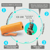Ultrasonic 3-in-1 Dog Trainer Deterrent & Torch (Yellow)