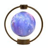 Magnetic Levitation Bluetooth Speaker Ornament Desktop Ambient Glow Night Lights, Style: Dark Pattern Starry Moon(US Plug)