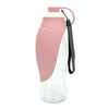 Portable Dog Water Bottle 580ml - Pink - Large Breed
