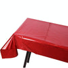 Birthday Party Foil Laser Tablecloth Wedding Decoration Supplies(1x2.7M Red)
