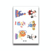 30 PCS Cartoon Cute Tattoo Stickers Children Amusement Park Stickers(WK-005)
