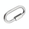 3 PCS 6mm 304 Stainless Steel Quick Connect Ring Runway Buckle