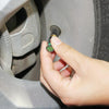 4pcs /Set Vehicle Tire Valve Caps High Precision Tire Pressure Monitoring Warning Cap, Model: Plastic Core