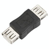 3pcs USB Double Female Straight-through Head USB Double Female Interface