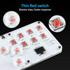 Multiple RGB Light Effect Gaming Keyboard Compatible With PC / Switch / PS3 / PS4